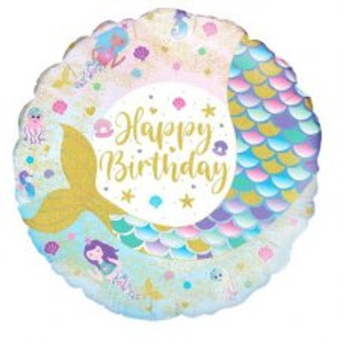 OT229721 SHIMMERING MERMAID BIRTHDAY IRIDESCENT