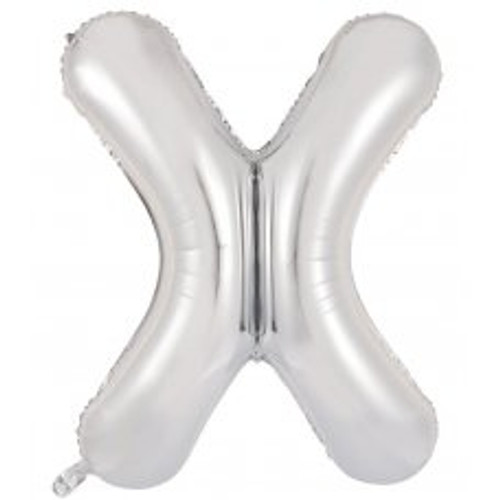 V ALPHABET FOIL BALLOON 87CM/34 INCH  . INC HELIUM, WEIGHT, RIBBON