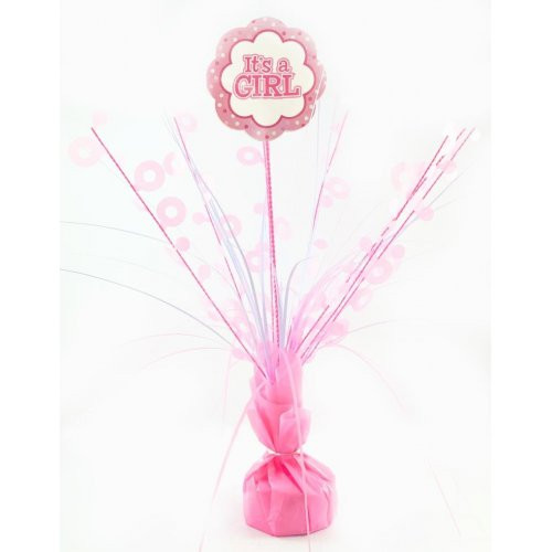 207352 IT'S A GIRL PINK CENTREPIECE