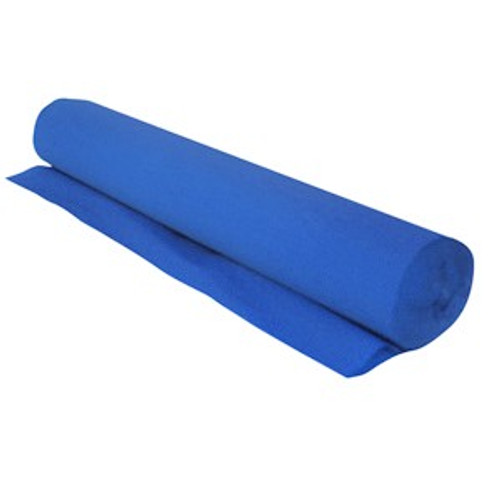 FRENCH BLUE CREPE LOG 1 M  X 20 METRES SINGLE ROLL