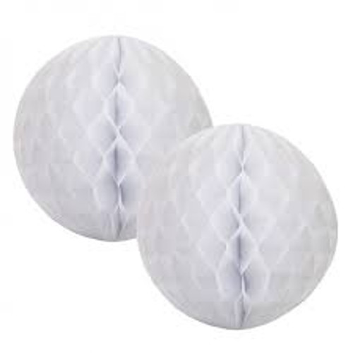 White Honeycomb Balls 15cm P2