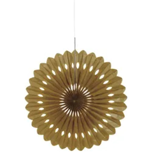 Gold Hanging Fan 40cm P1