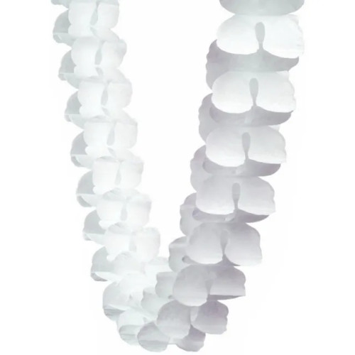 White Honeycomb Garland 4m