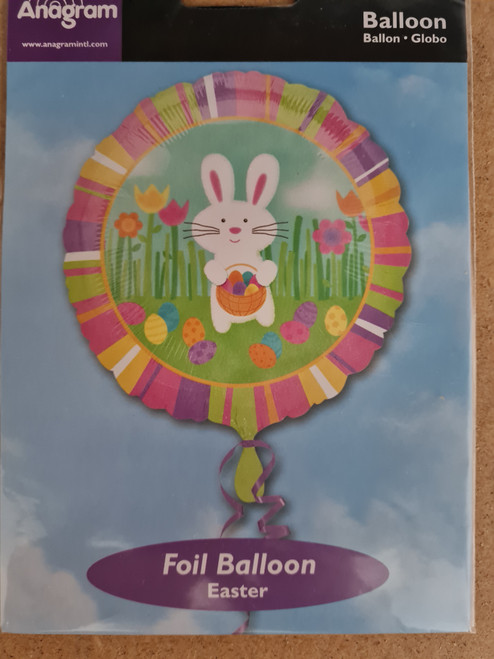 Easter Bunny 45cm Foil Balloon