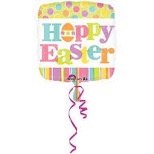 Hoppy Easter 45cm Foil Balloon