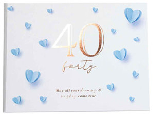 40th Heart Guest Signature Book