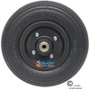 CW196-5    8 x 2" BLACK Non-Marking Pneumatic Tire and Tube Assembly. 5/16" Bearings