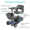 VIVE 4-WHEEL MOBILITY SCOOTER. FREE SHIPPING