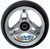 4x1 1/2" Sentinel Caster Wheel With Soft Polyurethane Tire & 5/16" Bearings