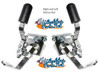 INVACARE TYPE WHEEL LOCK FOR FIXED ARMREST. SOLD AS PAIR
