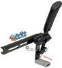 WL801  BLACK ALUMINUM  STYLE WHEEL LOCK - RIGHT SIDE W/CLAMP