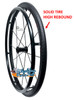 24" x 1" Sentinel 12 Spoke Wheel With Sentinel Tires