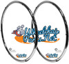 20"  Chrome Plated Steel Pushrim with 6 Rivnuts. Sold as pair.
