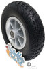 Pride Mobility 8"x2" (200x50) FRONT Wheel Assembly For Go-Go 3 Wheel Scooters. Sold as Each