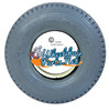 F072C- 2.80X2.50-4 (9X2 3/4) Heavy Duty Sawtooth Tread, Foam Fill Tire