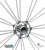 Shivoxx 24"x1" (540) Wheels with Shox G1 Tires. Silver Pushrim, Aluminum/Carbon Hub and 1/2" Bearings
