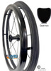OPTIMAX 24" (540) Black Hard Anodize Pushrim with 6 Tab.  Style. Set of 2