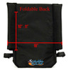 18" FOLD OVER BACK - LOW MEDIUM.  QUICKIE STYLE,  ULTRA LIGHT NYLON.