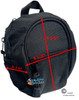 Mini-Bag For Wheelchairs, With Double Inside Pocket. Black Color