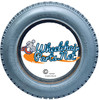 F027- 12 1/2 X 2 1/4" Knobby Foam Fill Tire.