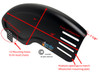 SHIVGUARD - Adjustable Side Guard, Aluminum Material. Sold as Each