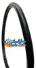 22" x 1" (501mm) Solid Shox,Herringbone Tread Tire. Sold as Pairs