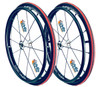 24" SPINERGY 12 SPOKE LX WITH PRIMO RACER TIRES. PAIR