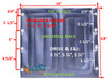 16" X 18" UNIVERSAL VINYL BACK. BLACK & DARK BLUE AVAILABLE