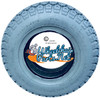 F082- 4.10X3.50-6 (13X4") KNOBBY FOAM FILL TIRE. 3.25" BEAD WIDTH