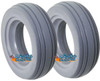 6X2 LIGHT GRAY STRAIGHT EDGE TIRE. SOLD AS PAIR