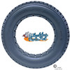 12 1/2 x 2 1/4" Solid Polyurethane Tire, Dark Grey Color & Knobby Tread. Sold as each.