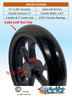 6" x 1.40" Caster Wheel With Composite (nylon) Rim and 5/16" Bearings