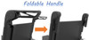 COMPOSITE Universal Foldable Push Handle. Fits on 16mm (5/8") Tubes With 6mm Hole. Sold as each