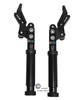 SHIVLCK-AX ADJUSTABLE Scissor Wheel Lock (Brakes). Fits Most Standard Wheelchairs. Black Color. Set of 2