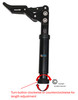 SHIVLCK-AX ADJUSTABLE Scissor Wheel Lock (Brakes). Fits Most Standard Wheelchairs. Black Color. Set of 2