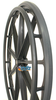 24x1 9 Spoke Mag Wheel For Drive Medical Wheelchairs
