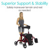 Vive Wheelchair Rollator