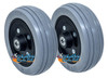 6x2" Wheel W/ RIB Urethane Tire and  5/16 Bearings. Sold As Pair