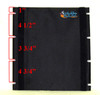 16 X 16"  QUICKIE ULTRA LIGHT NYLON, SLOTTED 4 HOLE SLING SEAT.