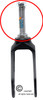 CSB025 - 2.5" STAINLESS STEEL STEM BOLT WITH NUTS AND WASHERS. SET OF 2