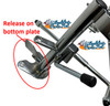 SET OF BARIATRIC - BOTTOM LATCHING  ELEVATING LEGREST,  STANDARD  3" PIN SPACING