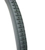 24 X 1 3/8"  SOLID, SOFT ROLL GREY TIRE. Set of 2