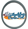 24 X 1 3/8"  SOLID, SOFT ROLL GREY TIRE. Set of 2