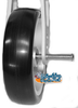 AX021  Caster Fork Axle, 5/16" With Spacers  x 1 1/2". Sold as Pair