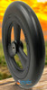 8" x 1" Wheel With 1" Hub Width and 5/16" Bearings. Solid Tire. Sold as PAIR