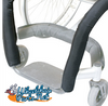 9" Front Tube Wheelchair Impact Guard. Full Round Shape. PRICE IS FOR 1