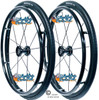 24" x 1" 12 Spoke, Cyclone Omobic Wheel With Kenda Paradigm Tire. Set of 2