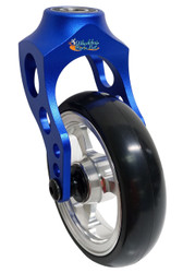 Blue Aluminum Fork + Aluminum Wheel