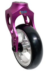Purple Aluminum Fork + Aluminum Wheel