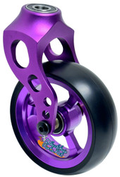 Purple Aluminum Fork + Aluminum Wheel